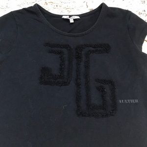 Jean Paul Gaultier junior sz 12 black t shirt